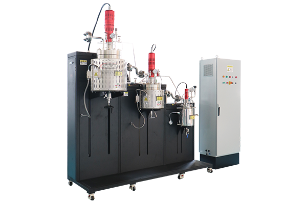 霍桐儀器3工位釜式反應器樣機圖例